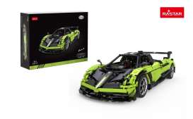 Pagani  - Huayra BC green/black - 1:8 - Rastar - rastar97910-G - rastar97910-G | Toms Modelautos