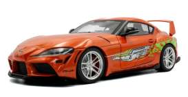 Toyota  - Supra GR 2024 orange - 1:18 - Solido - 1809006 - soli1809006 | Toms Modelautos