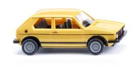 Volkswagen  - Golf I GTI yellow - 1:87 - Wiking - 0045056 - WIK4505 | Toms Modelautos