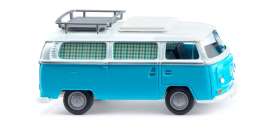 Volkswagen  - Campingbus blue/white - 1:87 - Wiking - 0315043 - WIK1504 | Toms Modelautos