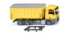 MAN  - TGX yellow - 1:87 - Wiking - 0672054 - WIK7205 | Toms Modelautos