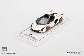 Lamborghini  - Sian Roadster 2020 white - 1:43 - TrueScale - TSM430832 - TSM430832 | Toms Modelautos