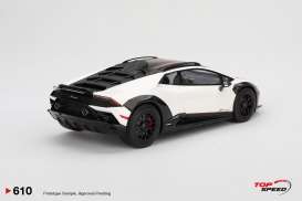 Lamborghini  - Huracan 2023 white/black/red - 1:18 - Top Speed - TS0610 - TS0610 | Toms Modelautos