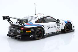 Porsche  - 911 GT3 2021 white/blue/red - 1:18 - IXO Models - LEGT18-23004 - ixLEGT18-23004 | Toms Modelautos