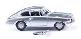 BMW  - 1600 GT Coupe silver - 1:87 - Wiking - 0187022 - WIK8702 | Toms Modelautos