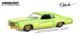 Chevrolet  - Monte Carlo 1970 green/yellow - 1:43 - GreenLight - 2020002 - gl2020002 | Toms Modelautos