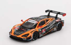 McLaren  - 720S GT3 Evo 2024 orange/black - 1:64 - Mini GT - 00984-BL - MGT00984BL | Toms Modelautos