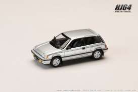 Honda  - Civic (AT) silver - 1:64 - Hobby Japan - HJ643029S - HJ643029S | Toms Modelautos