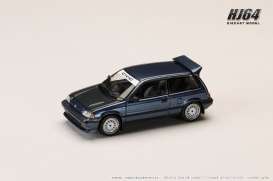 Honda  - Civic (AT) blue - 1:64 - Hobby Japan - HJ645029BL - HJ645029BL | Toms Modelautos