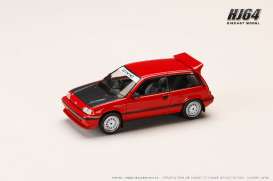 Honda  - Civic (AT) red - 1:64 - Hobby Japan - HJ645029R - HJ645029R | Toms Modelautos