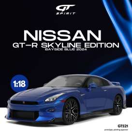 Nissan  - GT-R Skyline 2024 blue - 1:18 - GT Spirit - GT521 - GT521 | Toms Modelautos