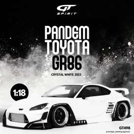 Toyota  - GR86 2023 white - 1:18 - GT Spirit - GT498 - GT498 | Toms Modelautos