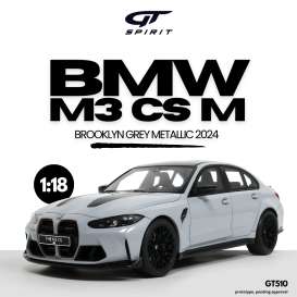 BMW  - M3 CS M 2024 grey - 1:18 - GT Spirit - GT510 - GT510 | Toms Modelautos