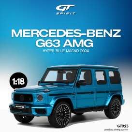 Mercedes Benz  - GG 63 AMG 2024 blue - 1:18 - GT Spirit - GT925 - GT925 | Toms Modelautos