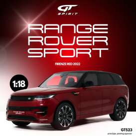 Range Rover  - Sport  2022 red - 1:18 - GT Spirit - GT523 - GT523 | Toms Modelautos