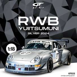   - RWB Yuiitsumuni 2024 silver - 1:18 - GT Spirit - GT522 - GT522 | Toms Modelautos