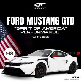 Ford Mustang - GTD 2025 white - 1:18 - GT Spirit - GT956 - GT956 | Toms Modelautos