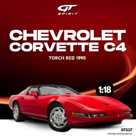 Chevrolet Corvette - C4 1995 red - 1:18 - GT Spirit - GT537 - GT537 | Toms Modelautos