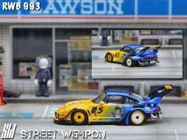   - RWB 993 Vegeta blue/yellow - 1:64 - Street Weapon - STW014 - STW014 | Toms Modelautos