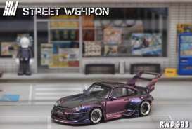   - RWB 993 purple - 1:64 - Street Weapon - STW020A - STW020A | Toms Modelautos