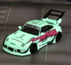   - RWB 993 green/pink - 1:64 - Street Weapon - STW021B - STW021B | Toms Modelautos