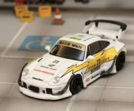   - RWB 993 white/yellow - 1:64 - Street Weapon - STW021C - STW021C | Toms Modelautos