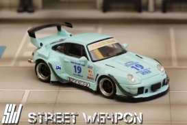   - RWB 993 blue - 1:64 - Street Weapon - STW022 - STW022 | Toms Modelautos