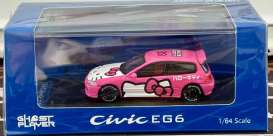 Honda  - Civic EG6 pink - 1:64 - Street Weapon - STW049 - STW049 | Toms Modelautos