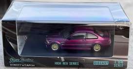 BMW  - E46 purple - 1:64 - Stance Hunter - STH077 - STH077 | Toms Modelautos