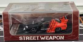 Nissan  - ER34 black/red - 1:64 - Street Weapon - STW086 - STW086 | Toms Modelautos