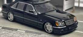 Mercedes Benz  - W140 black - 1:64 - Street Weapon - STW110 - STW110 | Toms Modelautos