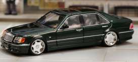 Mercedes Benz  - W140 S600 green - 1:64 - Street Weapon - STW111 - STW111 | Toms Modelautos