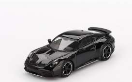 Porsche  - 911 (992) 2023 black - 1:64 - Mini GT - 00958-L - MGT00958Lhd | Toms Modelautos