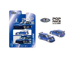 Honda  - Pandem Civic EG6 v1.5 blue - 1:64 - Pop Race Limited - PRE001 - PRE001 | Toms Modelautos