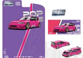 Honda  - Pandem Civic EG6 pink - 1:64 - Pop Race Limited - PRE008 - PRE008 | Toms Modelautos