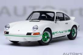 Porsche  - 911 Carerra 2.7 RS white/green - 1:18 - AutoArt - 78031 - autoart78031 | Toms Modelautos