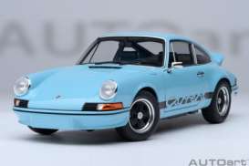 Porsche  - 911 Carerra 2.7 RS blue/black - 1:18 - AutoArt - 78032 - autoart78032 | Toms Modelautos