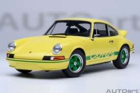 Porsche  - 911 Carerra 2.7 RS yellow/green - 1:18 - AutoArt - 78033 - autoart78033 | Toms Modelautos