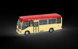 Toyota  - Coaster (B70) red/cream - 1:76 - Tiny Toys - ATC66370 - tinyATC66370 | Toms Modelautos