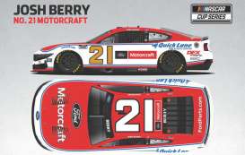 Ford Mustang - 2025 white/red - 1:64 - Action Racing Collectibles - C212565MOTJP - arcC212565MOTJP | Toms Modelautos