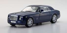 Rolls Royce  - Phantom Coupe blue metallic - 1:18 - Kyosho - 8862BL - kyo8862BL | Toms Modelautos