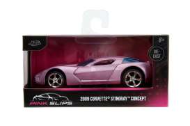 Corvette  - Stingray Concept 2009 pink - 1:32 - Jada Toys - 34854 - jada34854 | Toms Modelautos